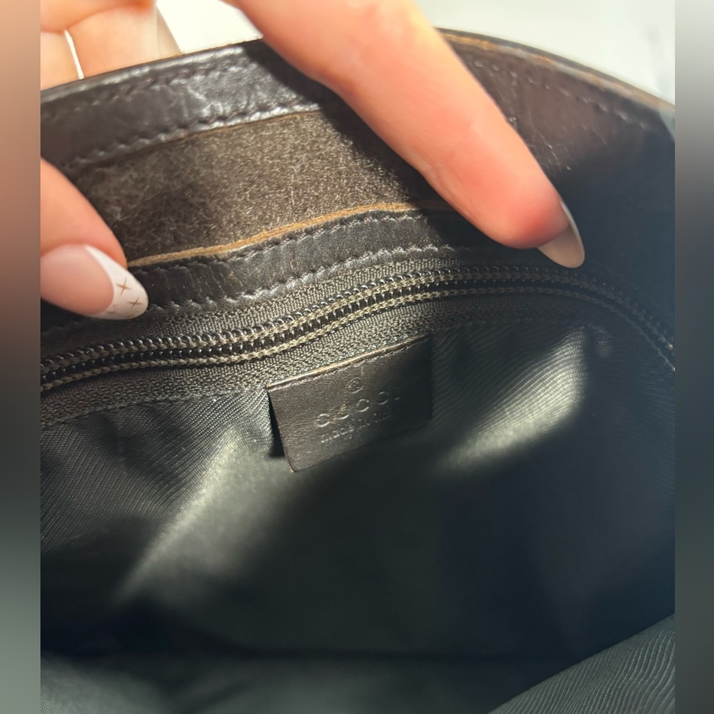 Gucci Brown GG Canvas Messenger Crossbody Bag Monogram Mens Womens $849 - Picture 9 of 10